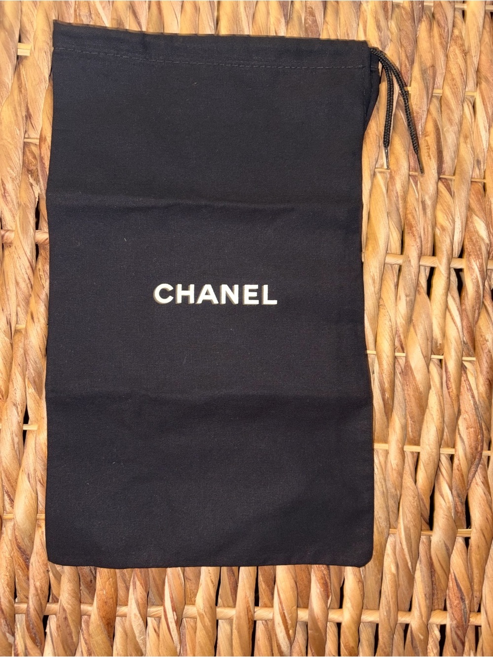CHANEL Drawstring Shoe Size  7.5" x 12.5"